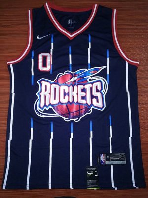 NBA 0 Westbrook Rockets Maillot Retro brodé